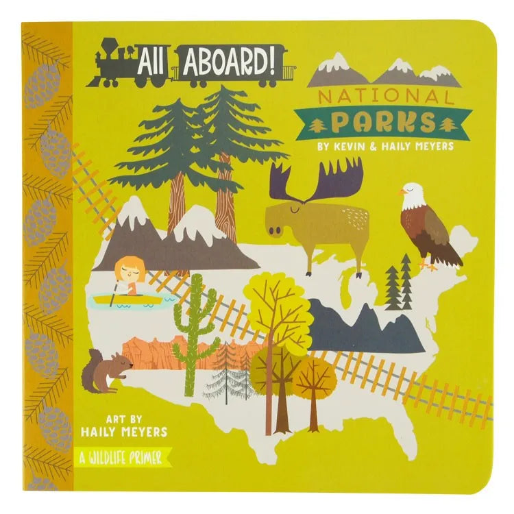 All Aboard! National Parks: A Wildlife Primer illustrated front cover