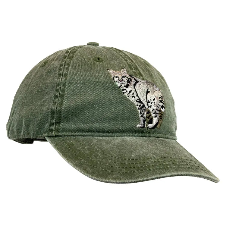 Bobcat Embroidered Cap Facing Left