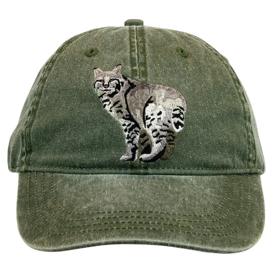 Bobcat Embroidered Cap Front View