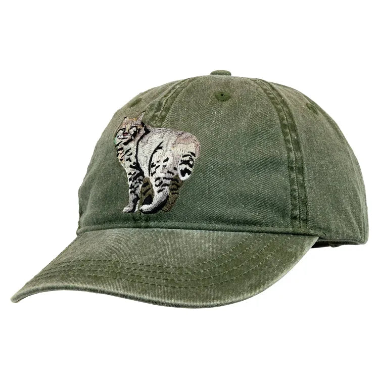 Bobcat Embroidered Cap Facing Right