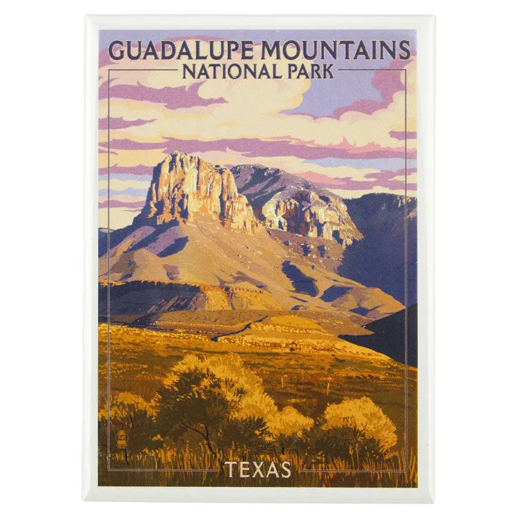 Guadalupe Mountains National Park Magnet - Illustration
