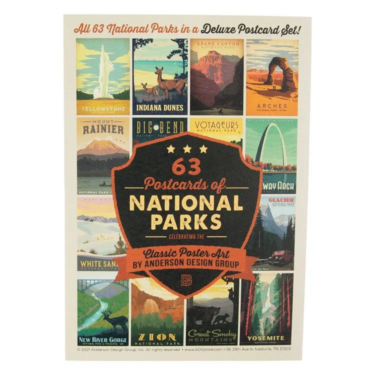 ADG National Park Postcard Set Package Front
