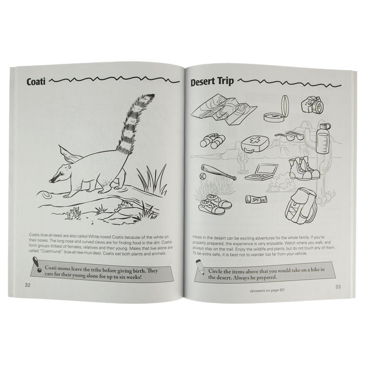 Desert Life of the Southwest Activity Book