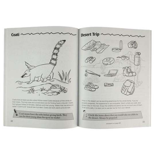 Desert Life of the Southwest Activity Book