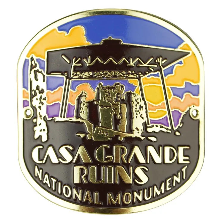 Casa Grande Ruins National Monument Hiking Stick Medallion - Big House