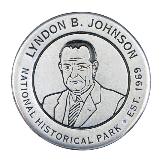 Lyndon B. Johnson National Hist. Park Collectible Token - Initials