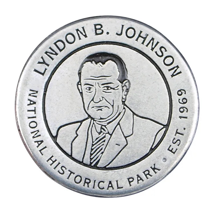 Lyndon B. Johnson National Historical Park Collectible Token - Initials