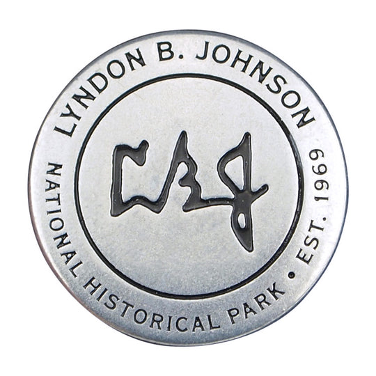 Lyndon B. Johnson National Hist. Park Collectible Token - Initials