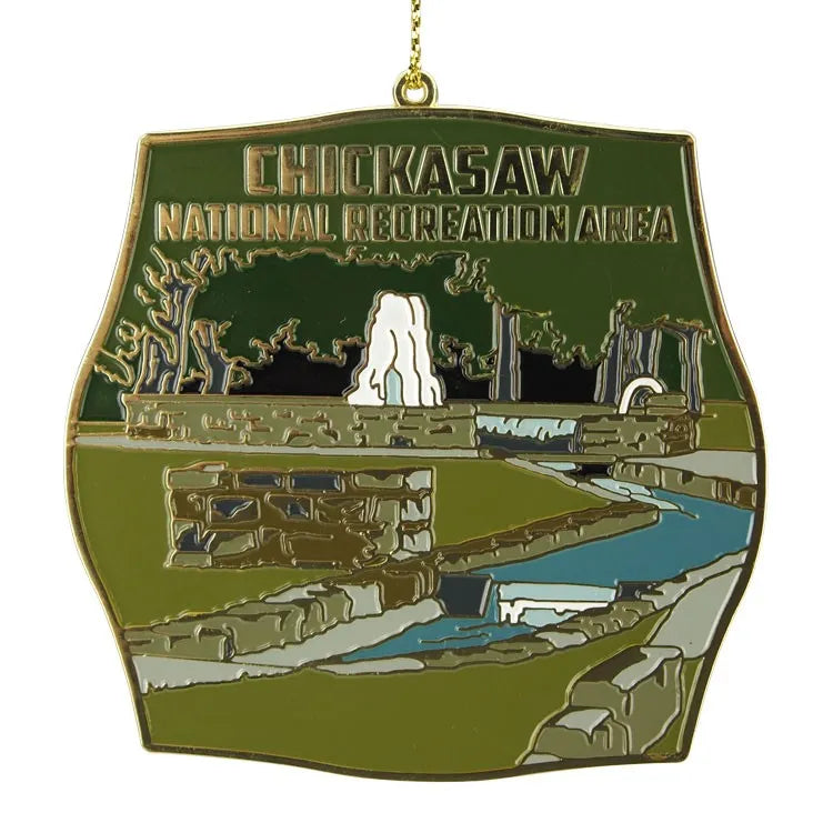 Chickasaw National Rec. Area Metal Ornament