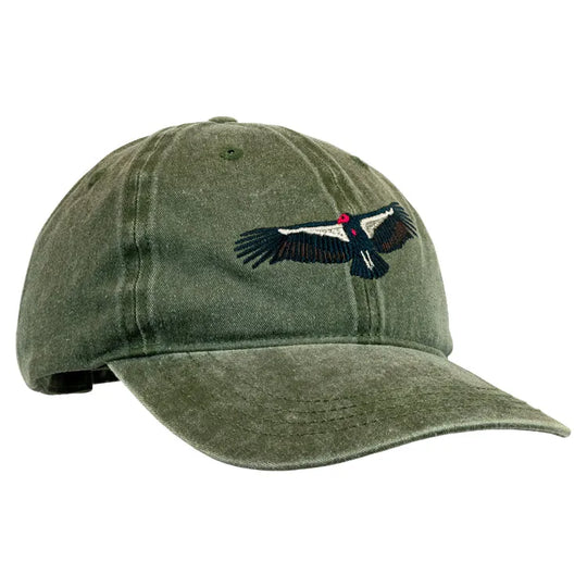 California Condor Embroidered Cap Facing Left