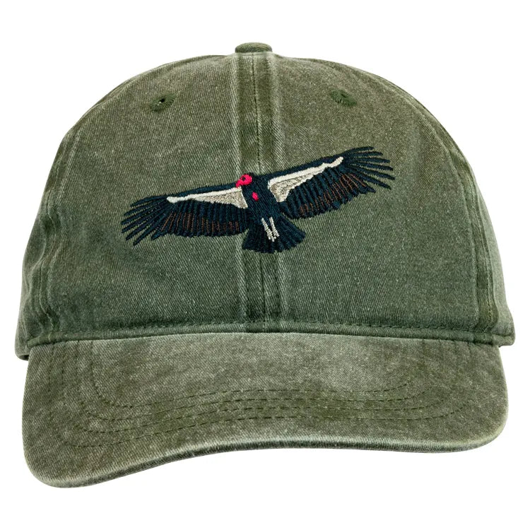 California Condor Embroidered Cap Front View