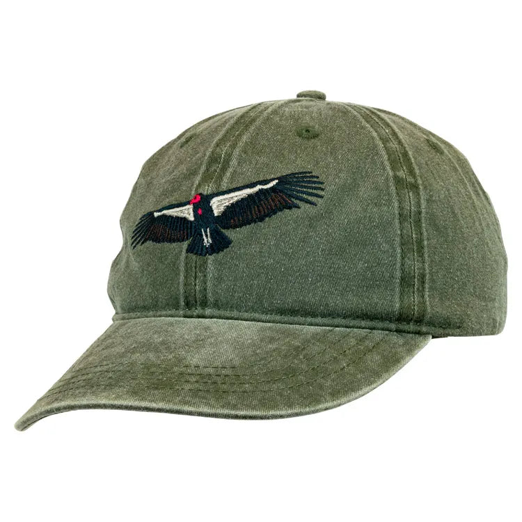 California Condor Embroidered Cap Facing Right