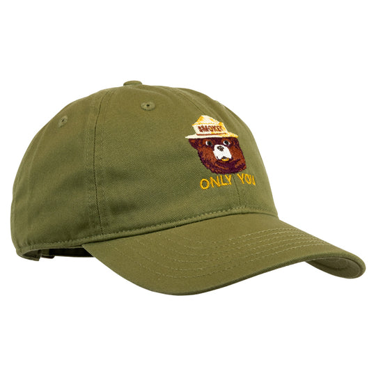 Smokey Bear Organic Cotton Cap - Green