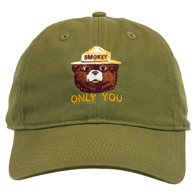 Smokey Bear Organic Cotton Cap - Green