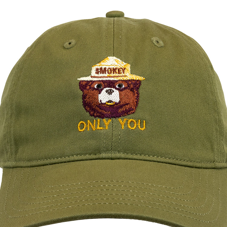 Smokey Bear Organic Cotton Cap - Green