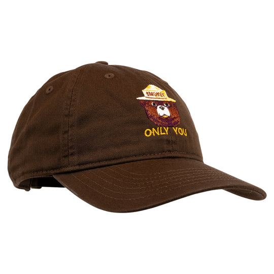 Smokey Bear Organic Cotton Cap - Brown