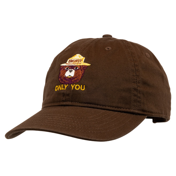 Smokey Bear Organic Cotton Cap - Brown