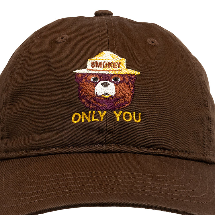 Smokey Bear Organic Cotton Cap - Brown