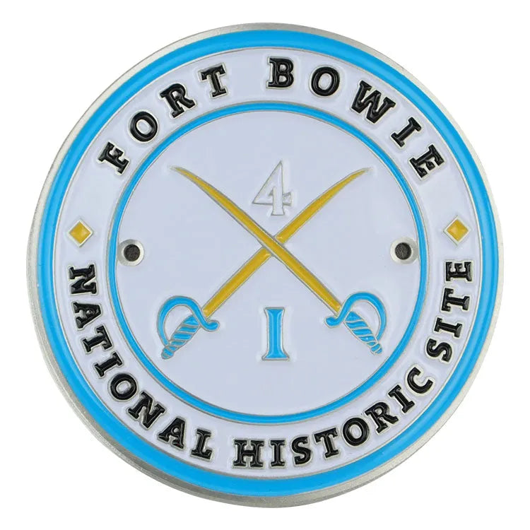 Fort Bowie National Hist. Site Hiking Stick Medallion - Round Logo