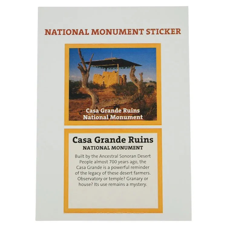 Casa Grande Ruins National Monument Park Sticker