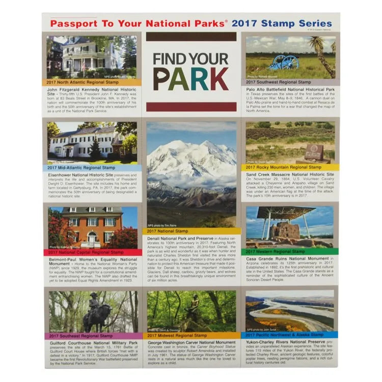 2017 Passport To Your National Parks® Stamp Set