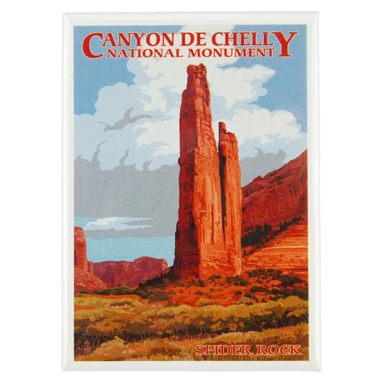 Canyon de Chelly National Monument Magnet - Spider Rock