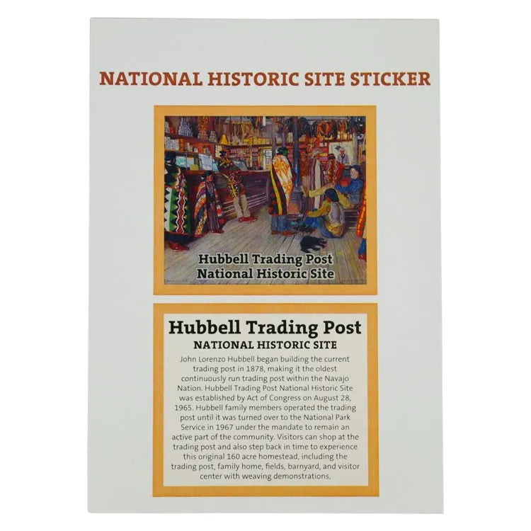 Hubbell Trading Post National Hist. Site Park Sticker
