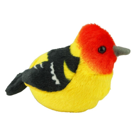 Western Tanager Mini Plush Toy w/ Sound