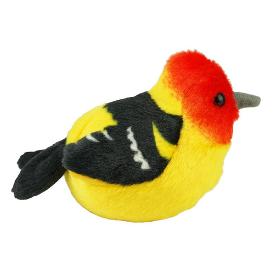 Western Tanager Mini Plush Toy w/ Sound