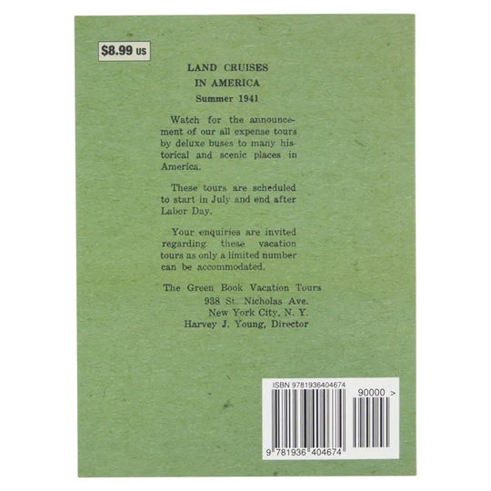 The Negro Motorist Green-Book: 1940 Facsimile Edition back cover