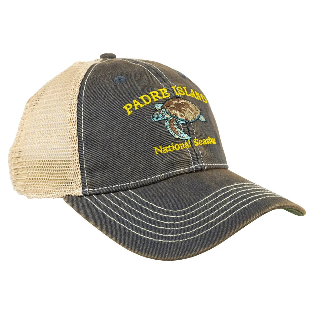 Padre Island National Seashore Mesh-Back Cap - Turtle facing left