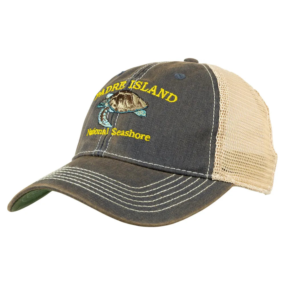 Padre Island National Seashore Mesh-Back Cap - Turtle facing right