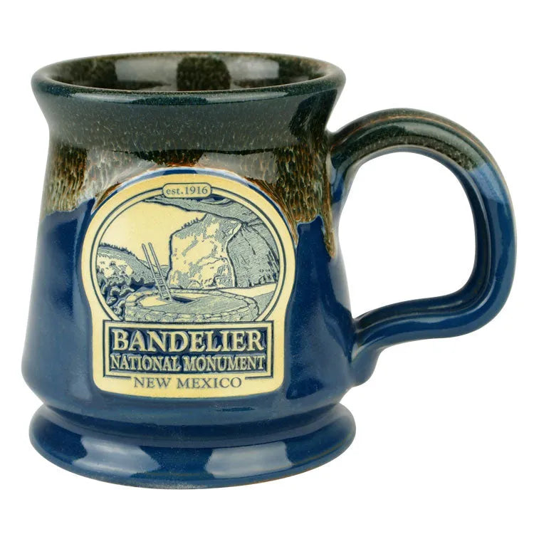 Bandelier National Monument Footed Mug from Deneen Pottery