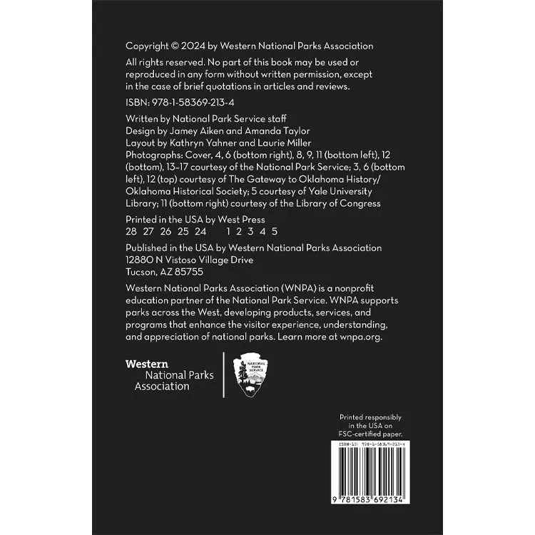 Washita Battlefield National Historic Site Trail Guide Back Cover
