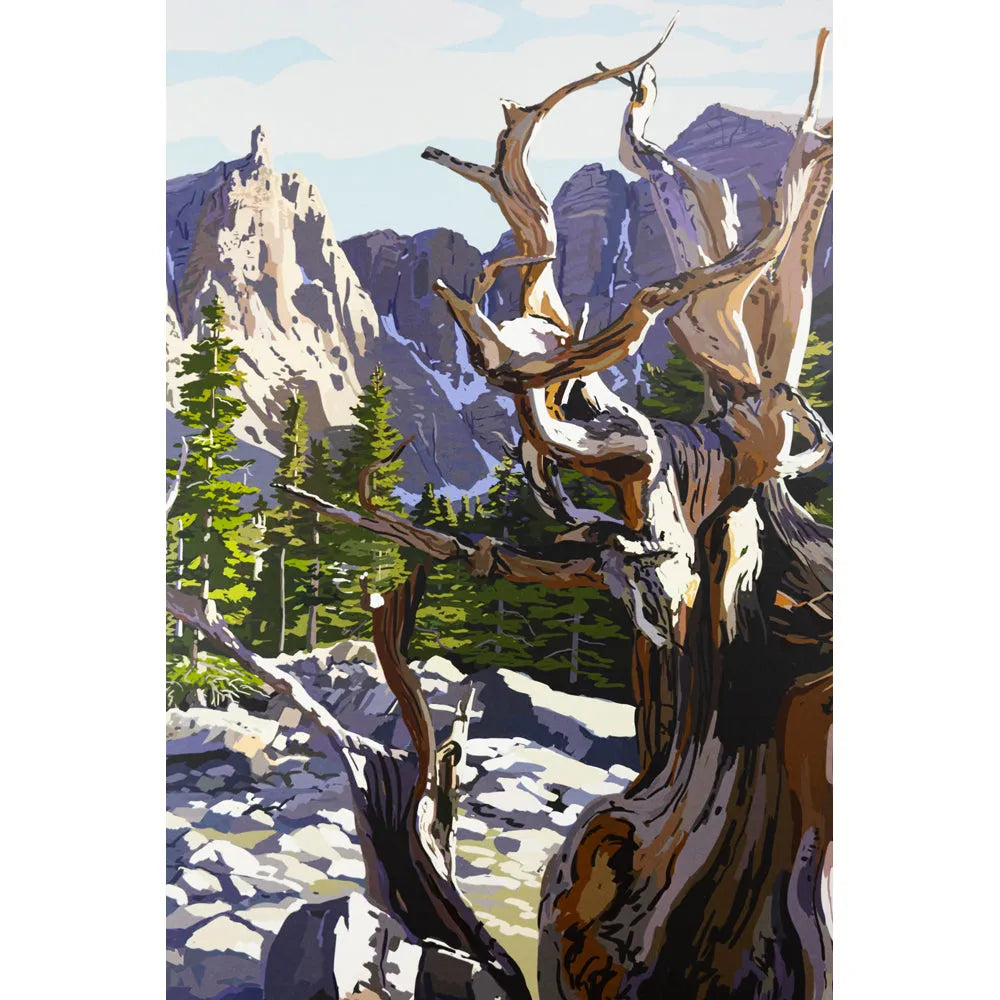 Great Basin National Park Poster - Wheeler Peak detail