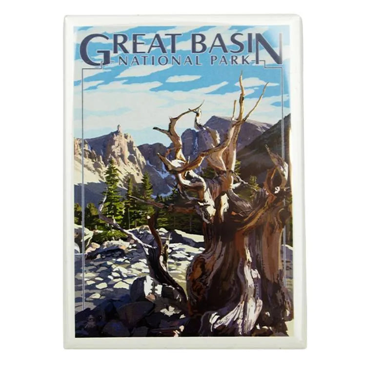 Great Basin National Park Magnet - Wheeler Peak Illustration