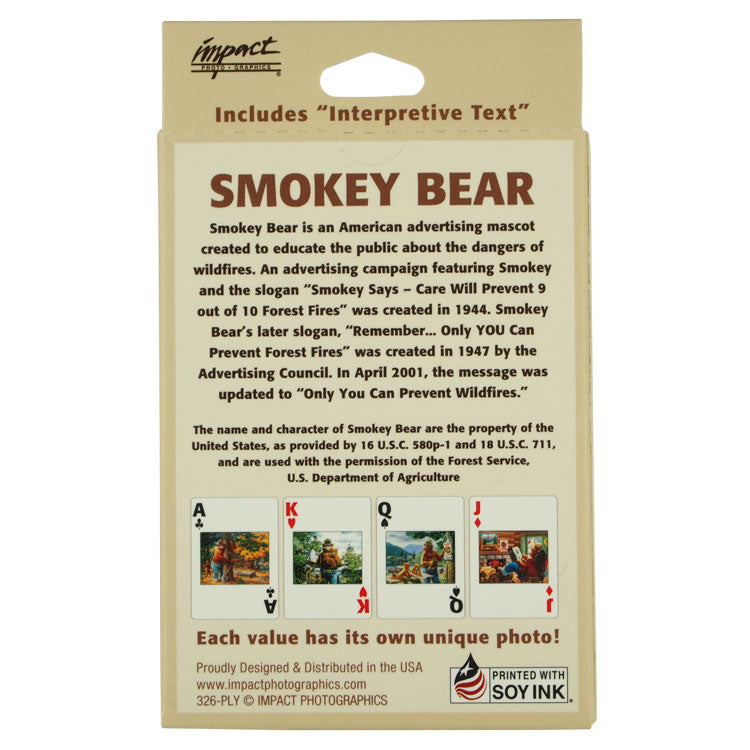 Smokey Bear Playing Cards