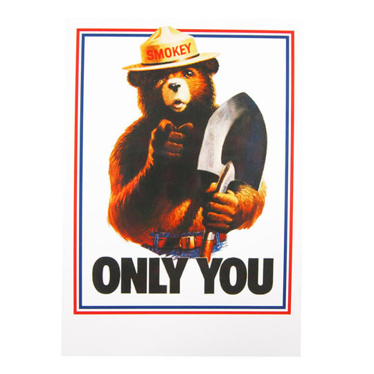 Smokey Bear Postcard - Only You