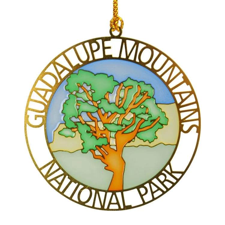 Guadalupe Mountains National Park Enamel Ornament
