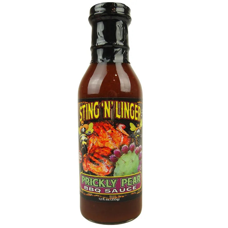 prickly pear cactus sauce Sting 'N' Linger Prickly Pear BBQ Sauce