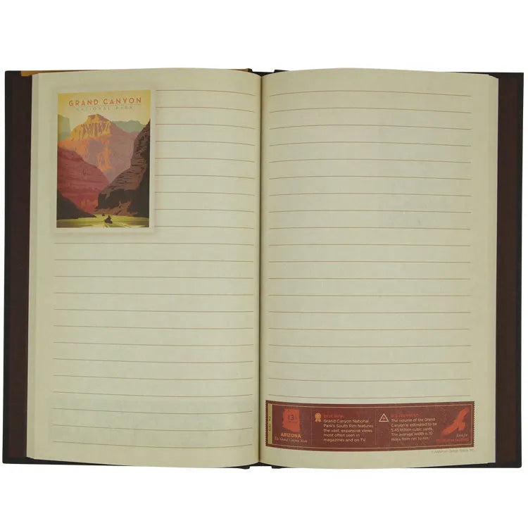 Illustrated National Parks Journal Lined Page
