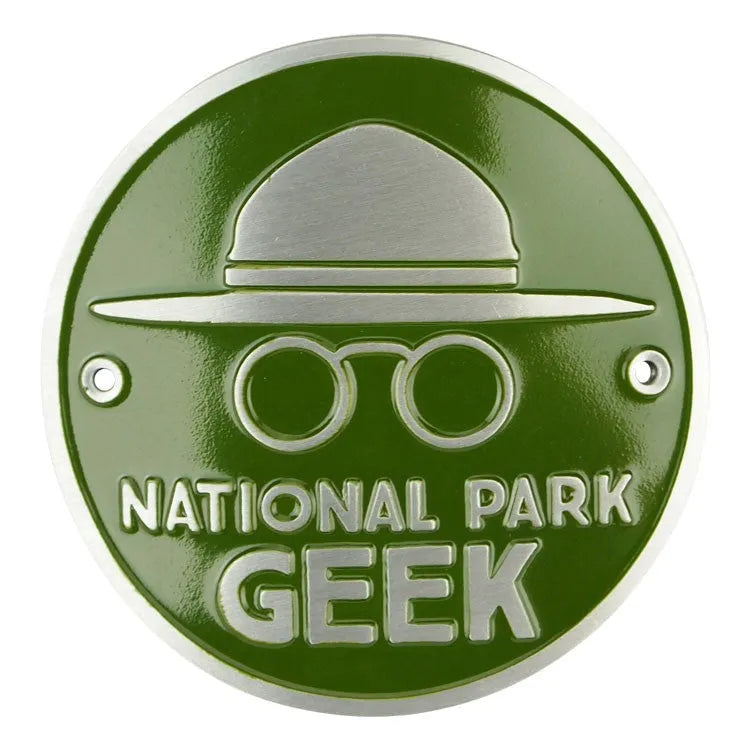 National Park Geek Hiking Stick Medallion