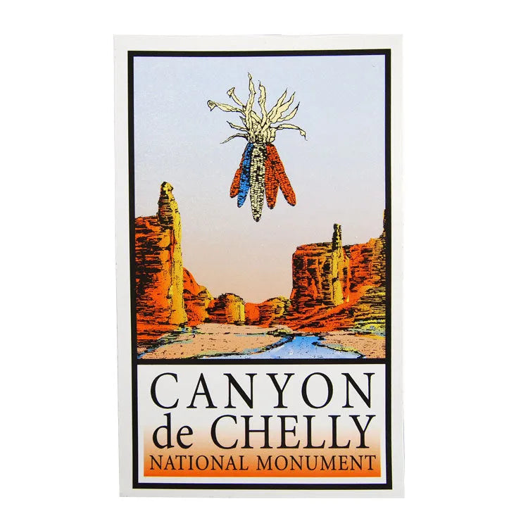 Canyon de Chelly National Monument Sticker - Logo