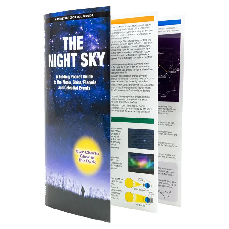 Night Sky: A Folding Pocket Guide to the Moon, Stars, Planets and Celestial Events fold out 1
