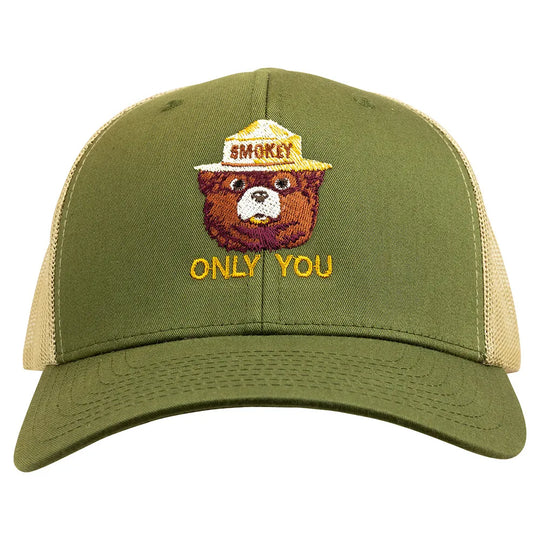 Smokey Bear Mesh-Back Cap - Portrait