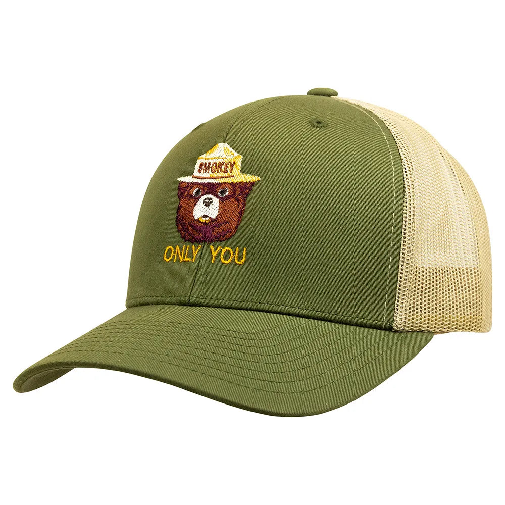 Smokey Bear Mesh-Back Cap - Portrait