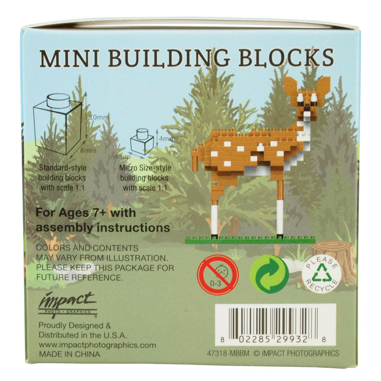 White-Tailed Fawn Mini Block Set