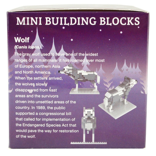 Gray Wolf Mini Block Set