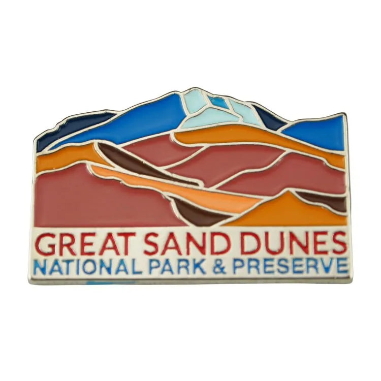 Great Sand Dunes National Park Pin - Colorful Dune