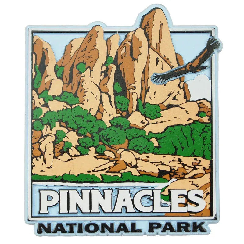 Pinnacles National Park Flex Magnet - Rocks Scene